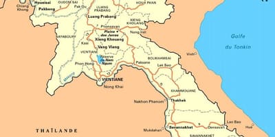 خريطة جنوب لاوس