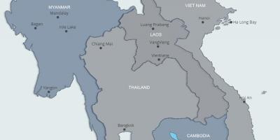 خريطة شمال لاوس