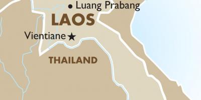 خريطة عاصمة لاوس 